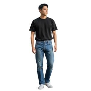 Levi’s 501 Button Fly Straight Leg Original Fit Men’s size W36 L30